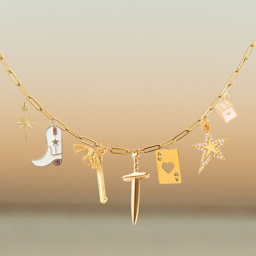Dealer's Choice Charm Necklace