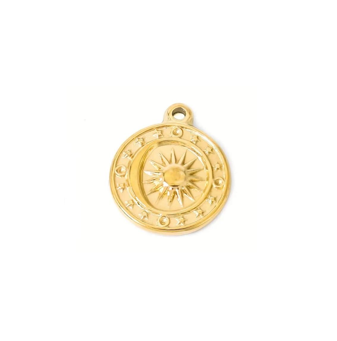 Sun and moon Charm