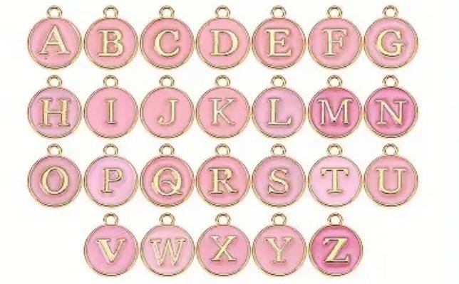 Alphabet Charm