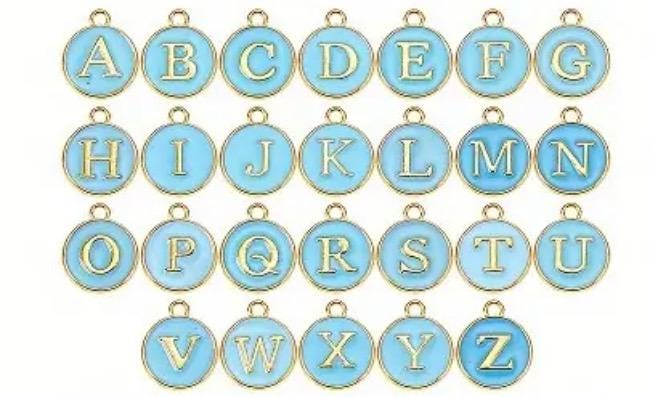 Alphabet Charm