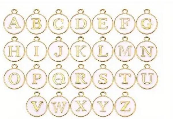 Alphabet Charm