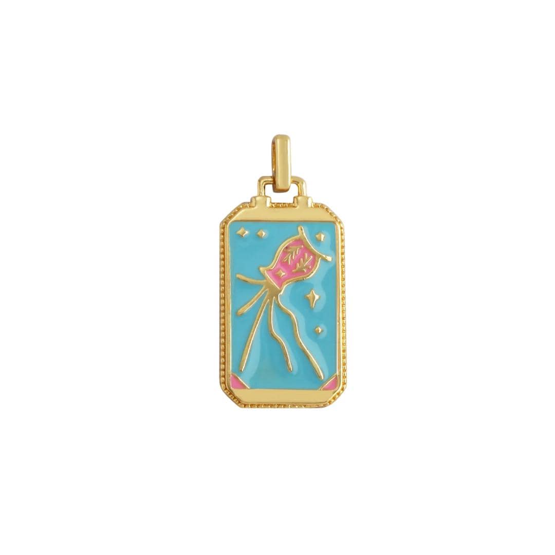 Aquarius urn constellation charm